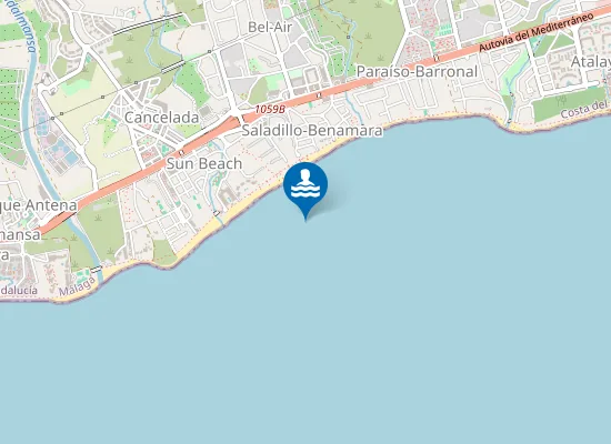 Map of PLAYA DEL SALADILLO PM1