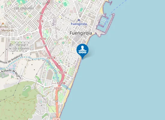 Map of PLAYA SANTA AMALIA PM1