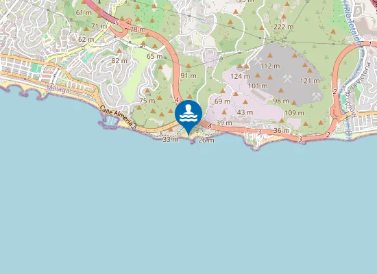 Map of PLAYA PE?ON DEL CUERVO PM1