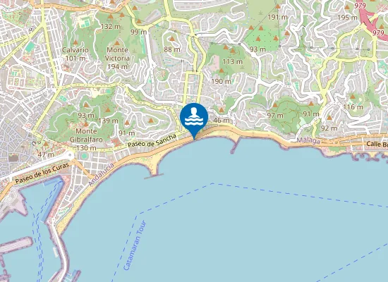 Map of PLAYA LA CALETA PM1