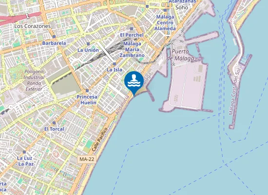 Map of PLAYA SAN ANDRES PM1