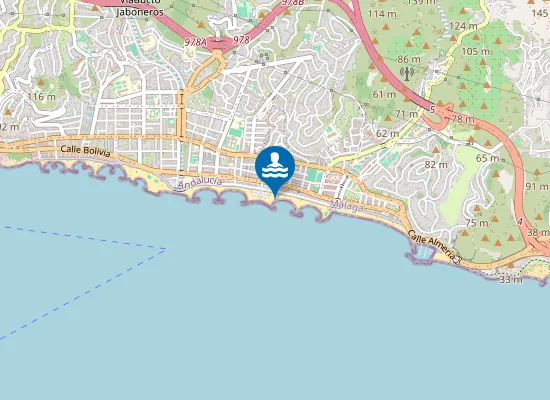 Map of PLAYA EL PALO PM1