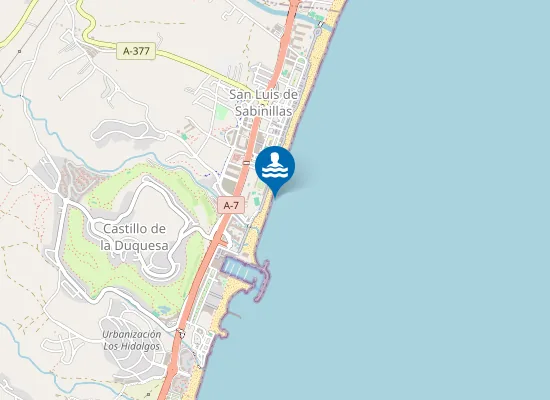 Map of PLAYA SABINILLAS PM1