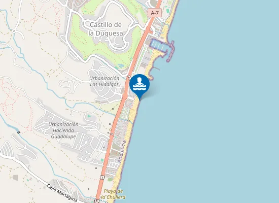 Map of PLAYA EL CASTILLO PM1