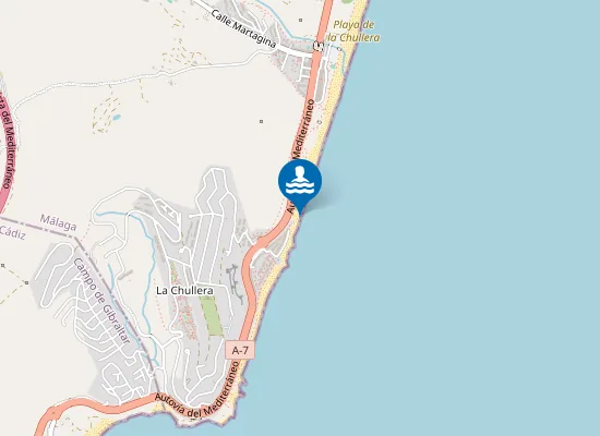 Map of PLAYA CHULLERA PM1