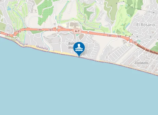 Map of PLAYA LOS MONTEROS PM1