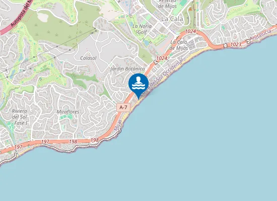 Map of PLAYA EL BOMBO PM1