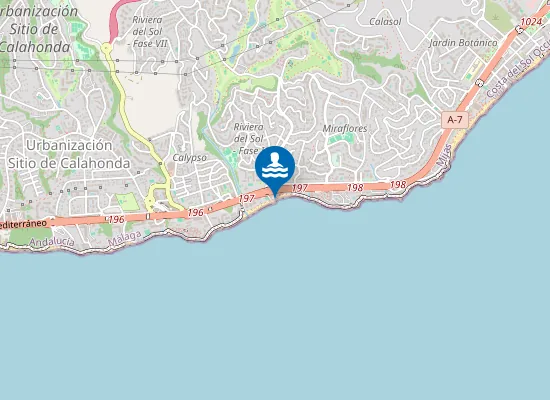 Map of PLAYA CALAHONDA 2 PM1