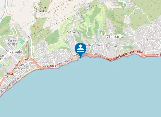 Map of PLAYA DEL CHAPARRAL PM1