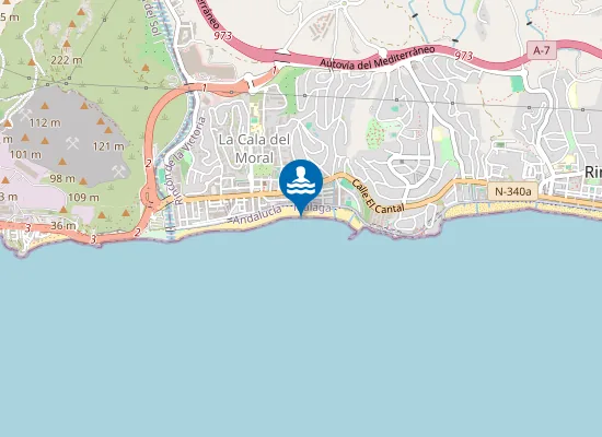 Map of PLAYA CALA DEL MORAL PM2