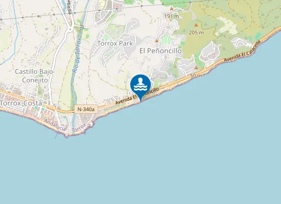 Map of PLAYA PE?ONCILLO PM1