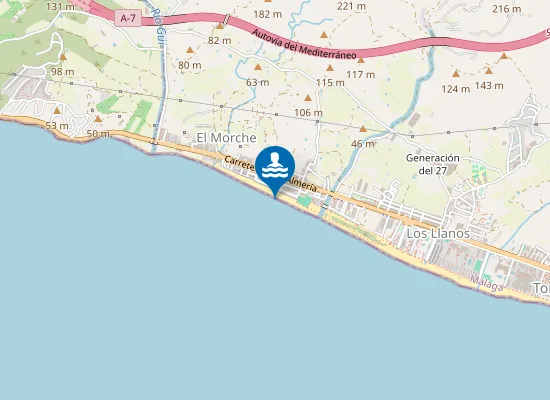 Map of PLAYA EL MORCHE PM1