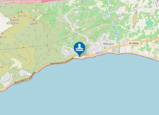 Map of PLAYA VILCHES PM1