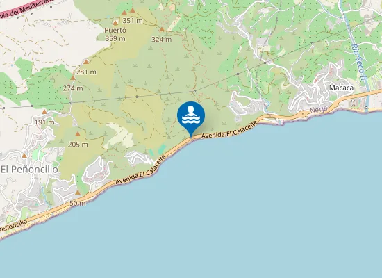 Map of PLAYA CALACEITE PM1