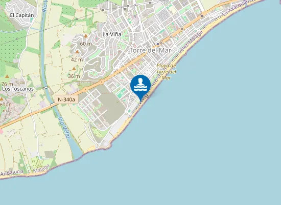 Map of PLAYA TORRE DEL MAR PM3