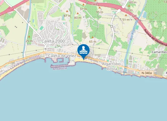 Map of PLAYA LAS PALMERAS PM1