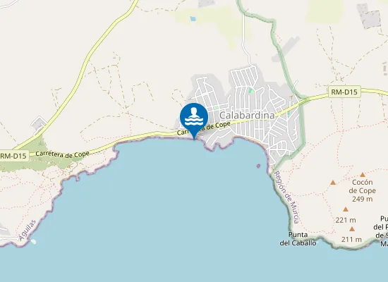 Map of PLAYA LA COLA PM1