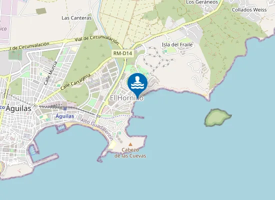 Map of PLAYA EL HORNILLO PM1