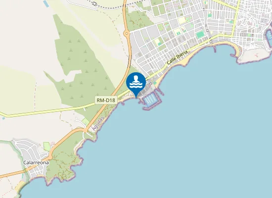 Map of PLAYA DE LA CASICA VERDE PM1