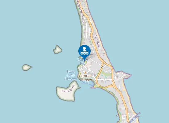 Map of PLAYA CALA DEL PINO PM1
