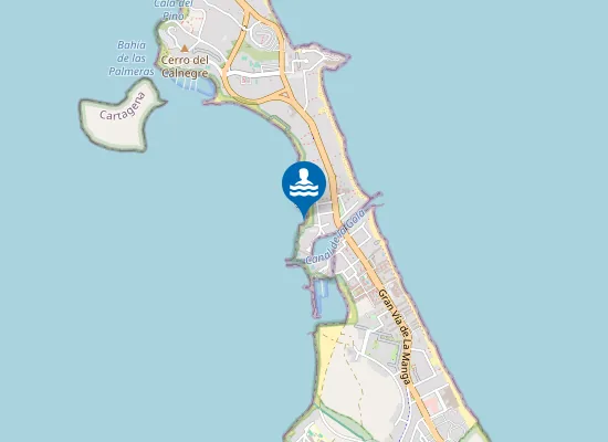 Map of PLAYA DE LA GOLA PM1