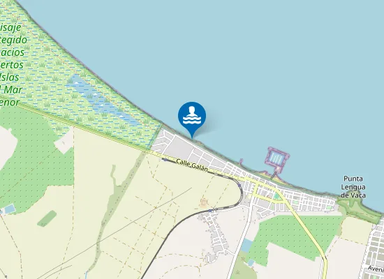 Map of PLAYA LOS NIETOS PM2