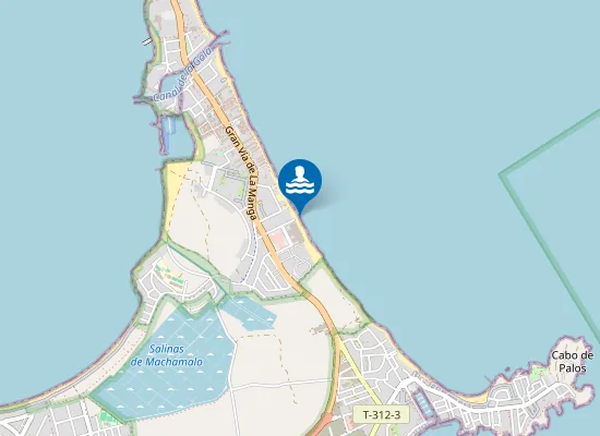 Map of PLAYA ENTREMARES PM1