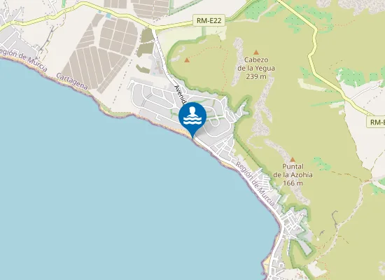 Map of PLAYA SAN GINES PM1