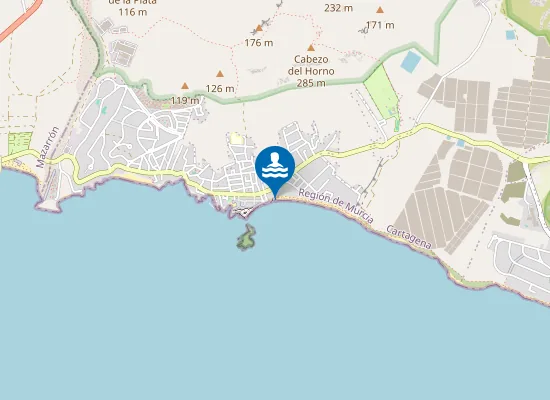 Map of PLAYA ISLA PLANA PM1