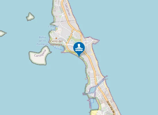 Map of PLAYA DE CAVANNAS PM1