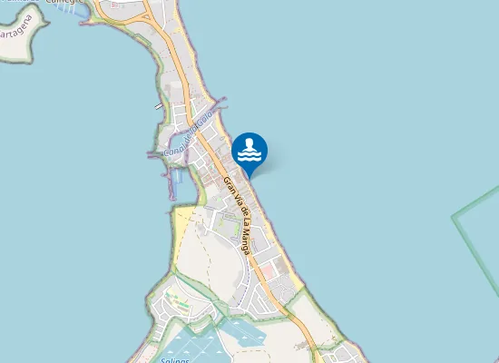 Map of PLAYA LAS SIRENAS PM1