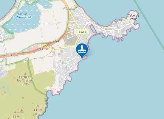 Map of PLAYA CALA FLORES PM1