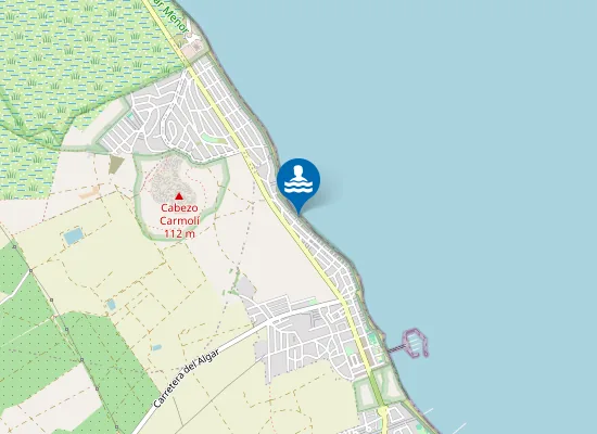 Map of PLAYA LOS URRUTIAS PM2