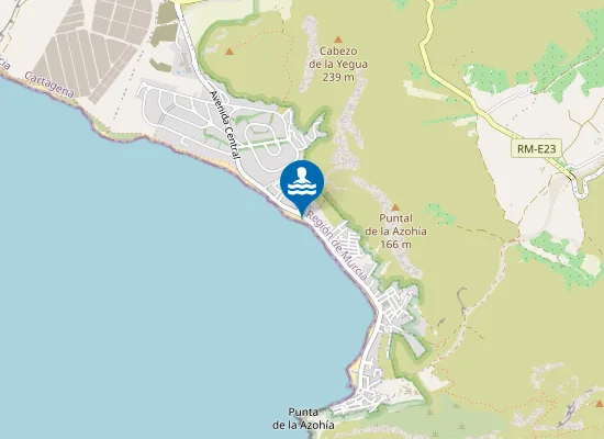 Map of PLAYA LA CHAPINETA PM1
