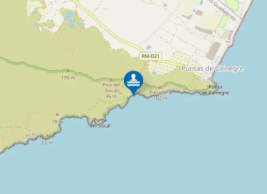 Map of PLAYA CALNEGRE PM1