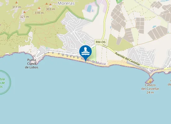 Map of PLAYA BOLNUEVO PM1