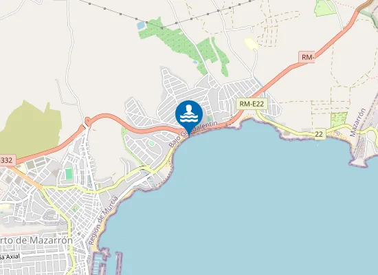 Map of PLAYA EL ALAMILLO PM1