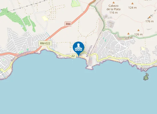 Map of PLAYA DEL MOJON PM1