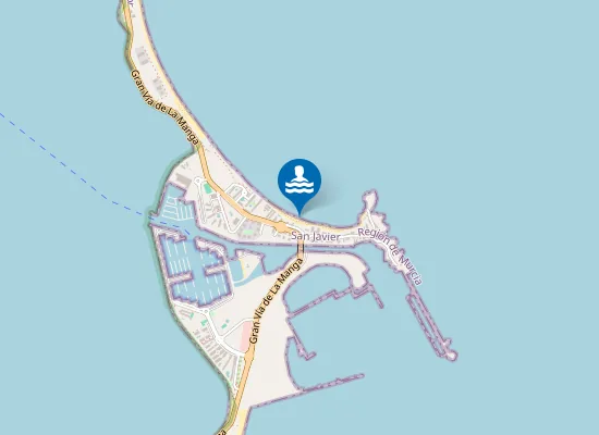Map of PLAYA LA ENSENADA DEL ESPARTO PM1
