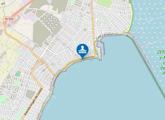 Map of PLAYA LA PUNTICA PM1