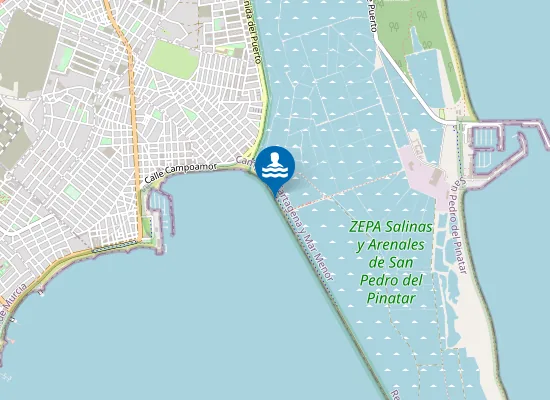 Map of PLAYA LA MOTA PM1