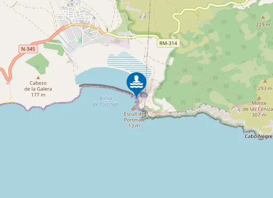 Map of PLAYA PORTMAN-EL LASTRE PM1