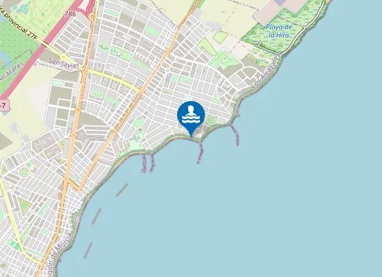 Map of PLAYA LOS NAREJOS PM1