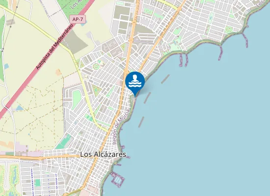 Map of PLAYA PASEO DEL ESPEJO PM1