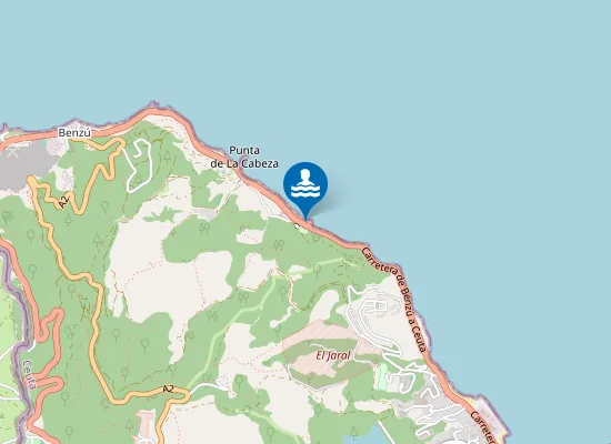 Map of PLAYA CALAMOCARRO PM1