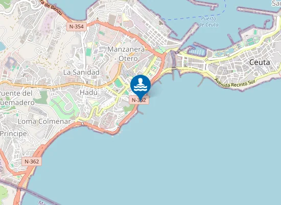 Map of PLAYA CHORRILLO PM1