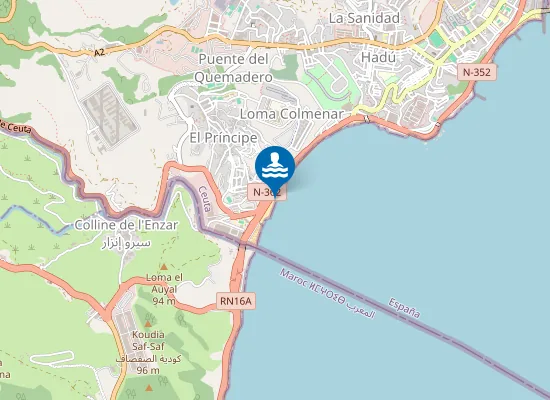 Map of PLAYA TARAJAL PM1