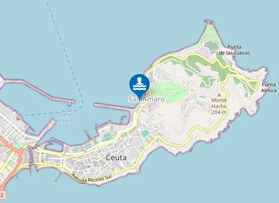 Map of PLAYA SAN AMARO PM1