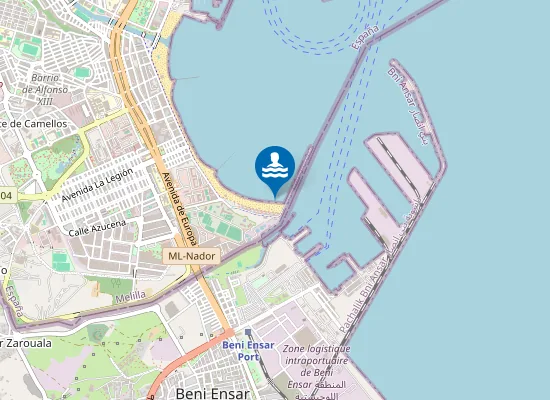 Map of PLAYA DE LA H?PICA PM2