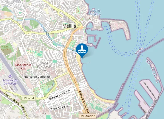 Map of PLAYA DE LOS C?RABOS PM1